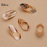 BoYuTe Metal Brass Hexagon Tube Charms 11*28MM