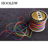 40 Colors 0.8mm Nylon Cord Cotton Knot Thread DIY Bracelet String 120m