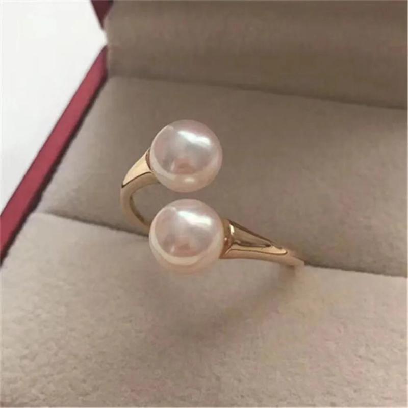 925 Silver Resizable Rings Base for DIY Pearl Ring