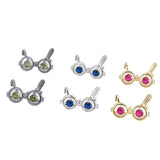 Copper Plated Rabbit Glasses Elf Accessories DIY Jewelry Baroque Pearl 2pcs