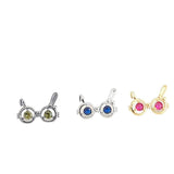 Copper Plated Rabbit Glasses Elf Accessories DIY Jewelry Baroque Pearl 2pcs