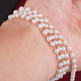 Stainless Steel Round Pearl Chains for DIY Eyeglasses Chain Necklace