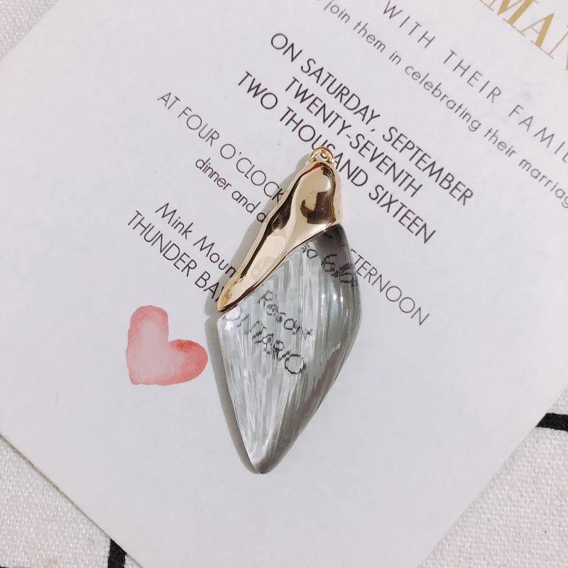 Resin Water Drop Earrings Accessories for Jewelry Making
