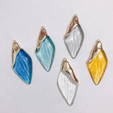 Resin Water Drop Earrings Accessories for Jewelry Making
