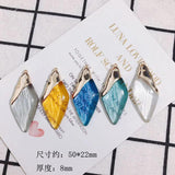 Resin Water Drop Earrings Accessories for Jewelry Making