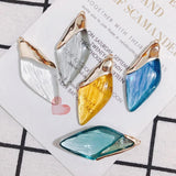 Resin Water Drop Earrings Accessories for Jewelry Making