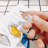 Resin Water Drop Earrings Accessories for Jewelry Making