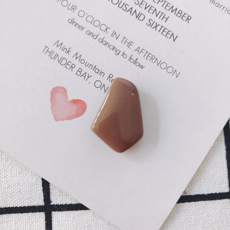 10 pcs Irregular Pentagon Perforated Earrings