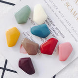 10 pcs Irregular Pentagon Perforated Earrings