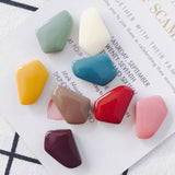 10 pcs Irregular Pentagon Perforated Earrings