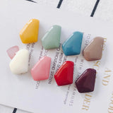10 pcs Irregular Pentagon Perforated Earrings