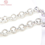 2M Chain Link 24K Iron Chains for Necklace Bracelet High Jewelry Findings