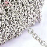 2M Chain Link 24K Iron Chains for Necklace Bracelet High Jewelry Findings
