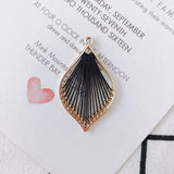 4 pcs Alloy Water Drop Shape Earrings Pendant Jewelry Accessories