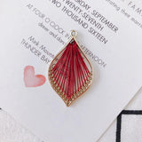 4 pcs Alloy Water Drop Shape Earrings Pendant Jewelry Accessories