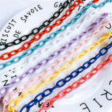 5pcs Resin DIY Chain for Bracelet Mask Sunglasses Hanging