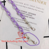 5pcs Resin DIY Chain for Bracelet Mask Sunglasses Hanging