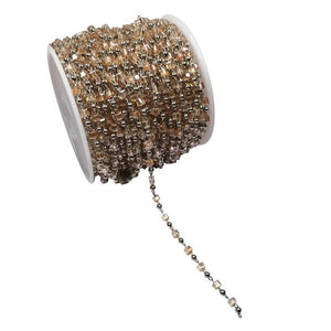 1 Meter Stone Beads Rosary Chain for Jewelry Making