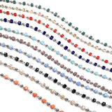 1 Meter Stone Beads Rosary Chain for Jewelry Making