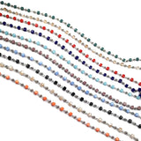 1 Meter Stone Beads Rosary Chain for Jewelry Making