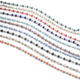 1 Meter Stone Beads Rosary Chain for Jewelry Making