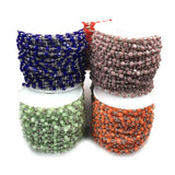 1 Meter Stone Beads Rosary Chain for Jewelry Making