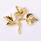 20 Pcs Vintage Alloy Leaf Wedding Hair Accessories Bridal DIY Jewelry