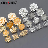 18k Rhodium Plated Copper Stud Earring Jewelry Making