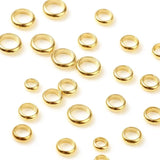 10 PCs Copper Beads Round Frames for DIY Jewelry Making 3mm 4mm 5mm