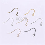 50pcs 925 Sterling Silver Earring Hooks KC Fishhooks for DIY Earrings