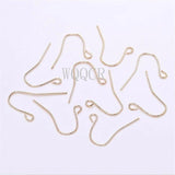 50pcs 925 Sterling Silver Earring Hooks KC Fishhooks for DIY Earrings