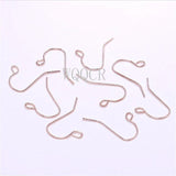 50pcs 925 Sterling Silver Earring Hooks KC Fishhooks for DIY Earrings