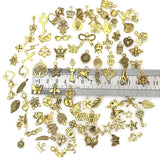 50Pcs Mixed Vintage Metal Jewelry Charm for DIY Bracelet Earrings Necklace