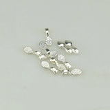 10pcs Silver Plated Bail for Fused Glass Pendants DIY Necklaces