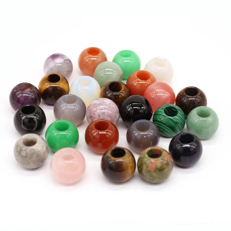 Amethyst Stone Beads 20x17mm for DIY Jewelry Making
