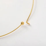 5pcs Copper Wire Hoop Collar 130mm for Jewelry Making Bezel Findings