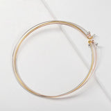 5pcs Copper Wire Hoop Collar 130mm for Jewelry Making Bezel Findings