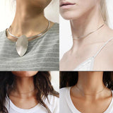 5pcs Copper Wire Hoop Collar 130mm for Jewelry Making Bezel Findings