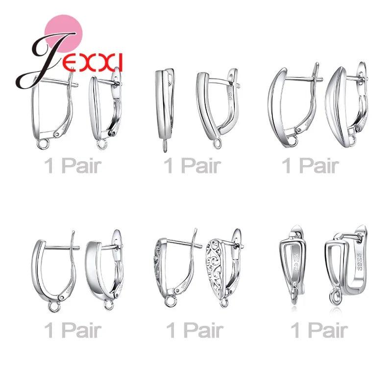 925 Sterling Silver Earring Components for Women