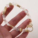 2PCS Butterfly Bracelet Link Buckle Zircon Jewelry DIY Making Supplies