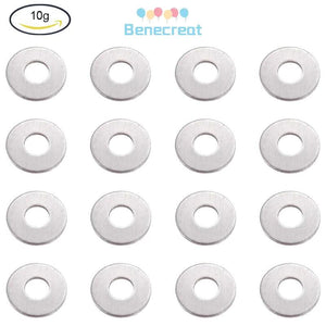 10g Surgical Stainless Steel Beads Donut/Pi Disc 3x0.2mm Hole: 1mm
