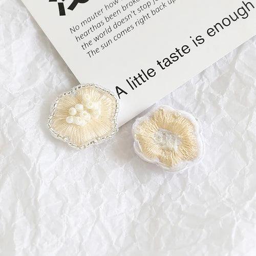 2 Rice Bead Woven Small Flower Patch DIY Jewelry Accessory Materials