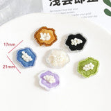 2 Rice Bead Woven Small Flower Patch DIY Jewelry Accessory Materials