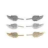 6x13mm Copper Plated Micro Inlaid Zircon Wing Pearl Pin DIY Accessories