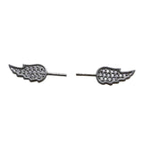 6x13mm Copper Plated Micro Inlaid Zircon Wing Pearl Pin DIY Accessories
