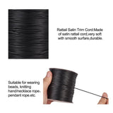 85 Yards 1mm Waxed Polyester Cords Jewelry Making Bracelet Necklace DIY F65