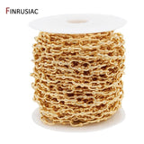 14k Plated Big Cable Chain for Jewelry Making DIY Findings