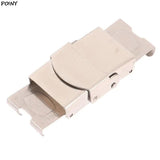 10pcs Stainless Steel Clasp Crimp Jaw Hook Watch Band Clasp