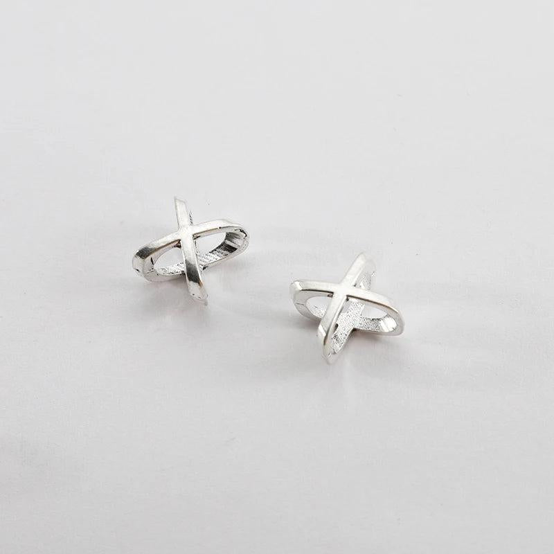 20pcs Antique Gold/Silver X Letter Beads Slider Spacers