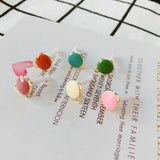 Multicolors Stud Earrings Finding Eardrop Accessories Jewelry Component Diy Mate